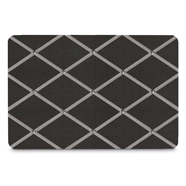 24"x36" 1-Door Enclosed Outdoor Letterboard, Grey Felt/Black